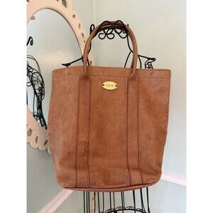 Orvis Darvo Leather Tote Bag Vintage USA Made Davro Brown Top Handle